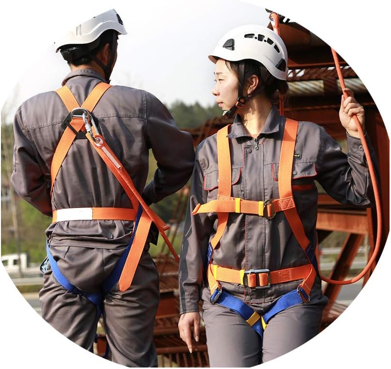 Full Body Safety Harness Kit, Fall Arrest 5-Point Harness Set, Aerial ...