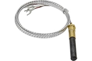 Huarntwo 36" Thermopile Generators 750 Millivolt Thermopile Q313A for Gas FirePlace,Water Heater,Gas Fryer Cluster Thermocouple