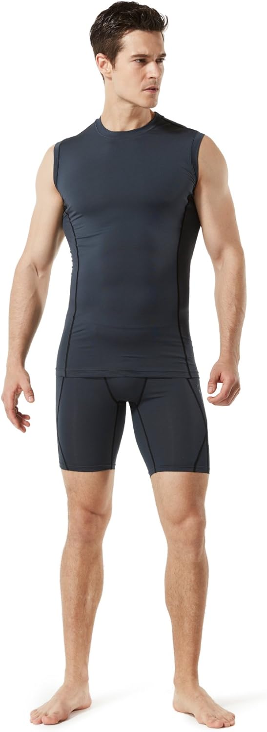 TSLA 1, 2 or 3 Pack Men's Athletic Compression Shorts, Sports Performance Active Cool Dry Running Tights : Clothing
