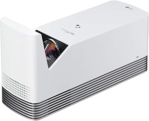 LG HF85LA Ultra Short Throw Laser Smart TV Home Theater CineBeam Projector (2019 Model - Class 1 laser product), White (Renewed)