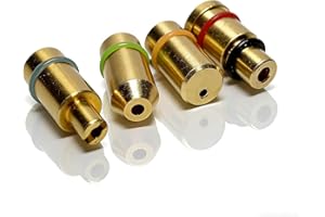4 in 1 Set Gas Refill Adapter Compatible with ST Dupont Lighter Yellow Red Green Blue Caps