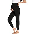 fitglam Women's Maternity Pants Over Belly Lounge Pajamas Clothes Pregnancy Must Haves Joggers with Pockets