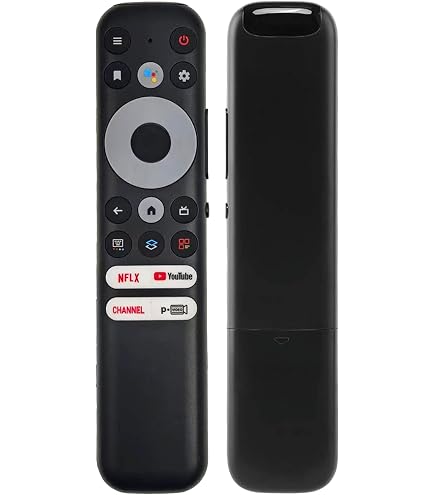 AULCMEET Télécommande vocale de rechange ARC902V FMRH pour TV TCL 4K HDR avec Gccgle TV 75C835 65C835 55C835 75C635 65C635 55C635 50C635 43C635 85P735 75P735 65P7 35 55P735 50P735 43P735 75C935 65C935