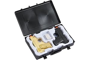 GOLDENBALL Combact Pocket Twin Spring Airsoft Dual Pistol Combo Pack Set Hand Gun w/Case 6mm BB 0.12g (Case Included)