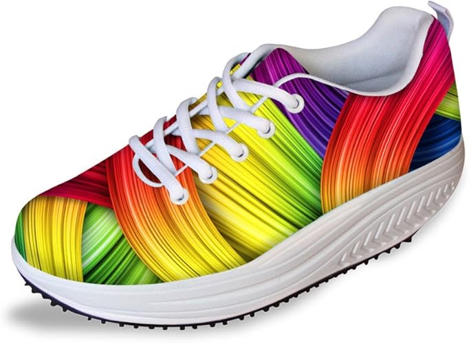 AXGM Plateau - Zapatillas de Deporte para Mujer, con cuñas, para ...