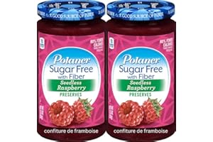 VALUBNDL: POLANER KETO JAM - Large Full Size Jars - Sugar Free Jams Preserves - Diabetic Spread Snack - Custom VALUBNDL Brand