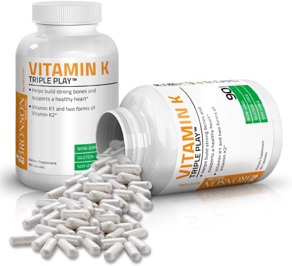 Vitamin K Triple Play (Vitamin K2 MK7 / Vitamin K2 MK4 / Vitamin K1