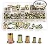 Hilitchi 150pcs Mixed Zinc Plated Carbon Steel Rivet Nut Threaded Rivnut Insert Nutsert M4 / 5 / 6 / 8 / 10