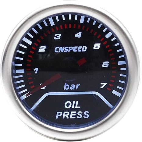 Amazon Co Jp 自動車ゲージセット 2 52mm 12v 車 油圧計 0 7バー 油圧計 センサー付き 自動車用 車 バイク