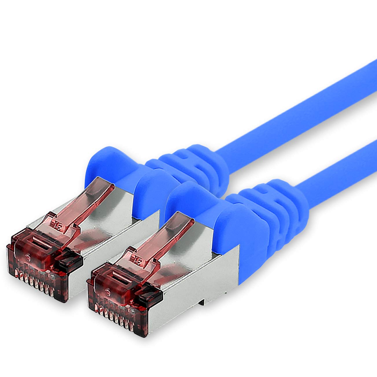 freiwerk Network cable Cat.6 50m blue - 1 x Ethernet cable Lankabel Cat6 Lan network cable Sftp Pimf patch cable 1000 Mbit s