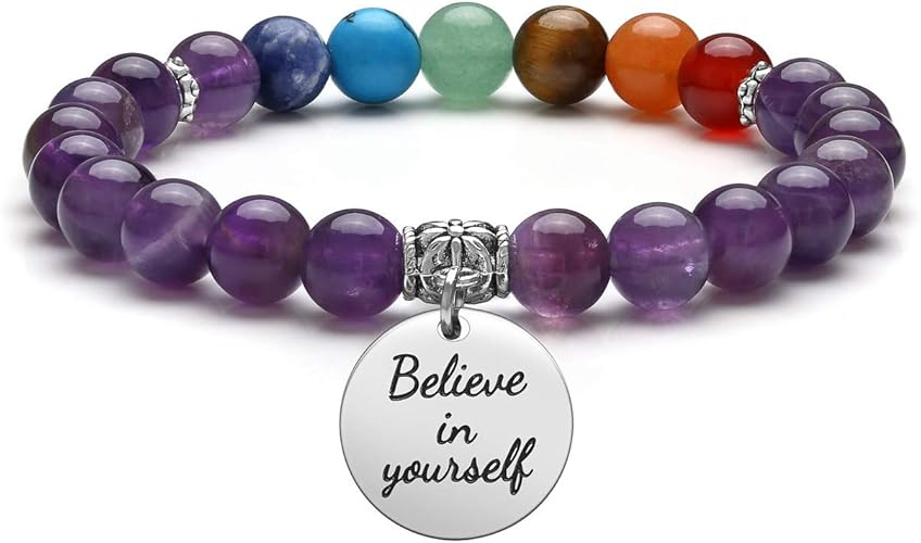 Jovivi 7 Chakra Bracelet Natural Gemstone Yoga Beads Reiki Healing Crystals Beaded Stone Stretch Bracelets With Inspirational Charm Jewelry Bracelets Environews Tv Jovivi 7 Chakra Bracelet Natural Gemstone Yoga Beads Reiki Healing Crystals Beaded Stone Stretch Bracelets With Inspirational Charm Jewelry Bracelets Environews Tv