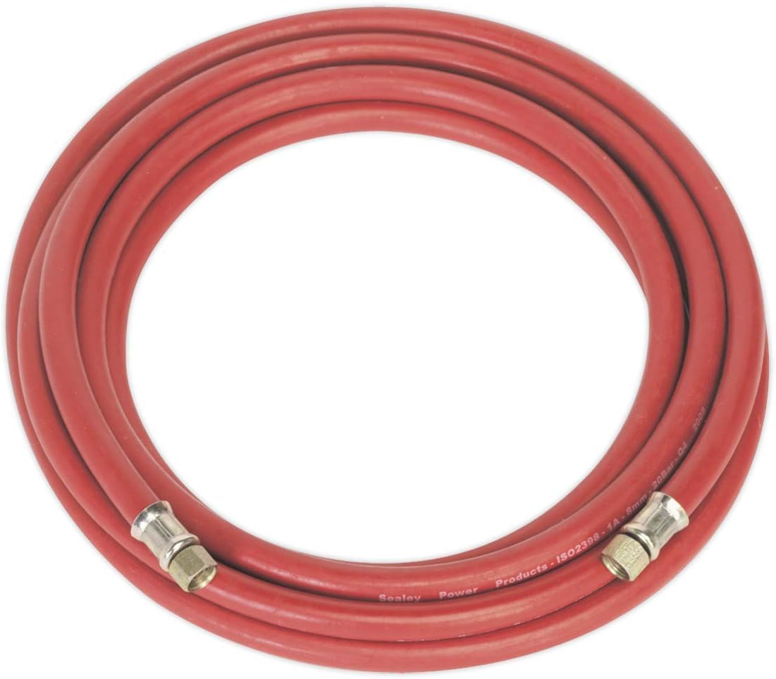 Sealey Ahc5 Air Hose 5Mtr X, White, 5m x 8mm diameter