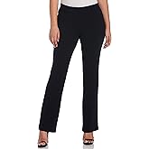 Rafaella Women's 32.5" Soft Crepe Dress Pants, Four-Way Stretch, Modern Fit, Flattering & Versatile Work Slacks