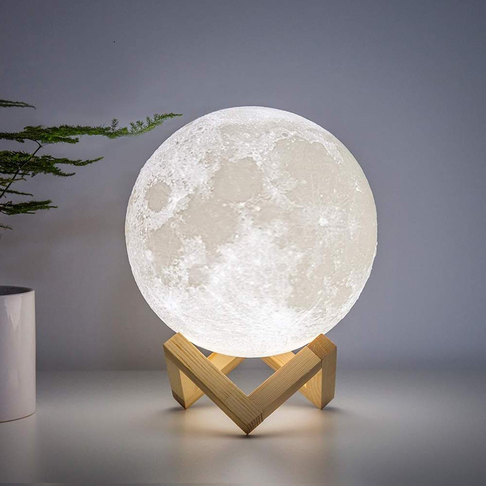 Buy Home Brilliant 3D Moon Lamp 7 Multi Colors Changing Touch Sensor