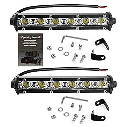 7 Inch Single Row Led Light Bar Pods - BEAMCORN