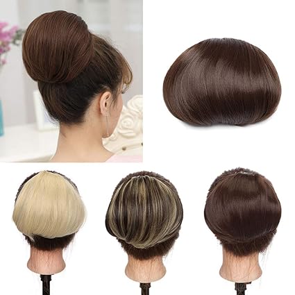 Updo Hairpiece Hepburn Hair Bun Scrunchie Hair Extension Wavy Hair