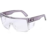 BINGKING UV400 Transition Photochromic Safety Glases Light to Dark Grey Lens ANSI Z87 Impact Approved