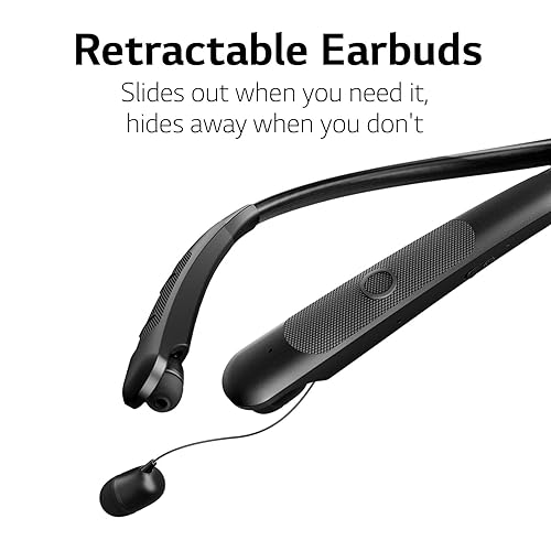 LG TONE Wireless Stereo Headset with Retractable Earbuds NP3