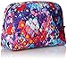 Vera Bradley Women's Cotton Large Zip Cosmetic Makeup Organizer Bag, Impressionista, One Size