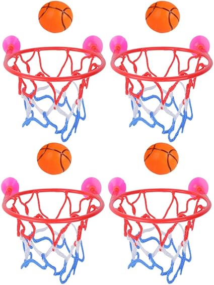NUOBESTY Basketballkorb Und Bälle Spielset Badezimmer Dusche Spiele für
