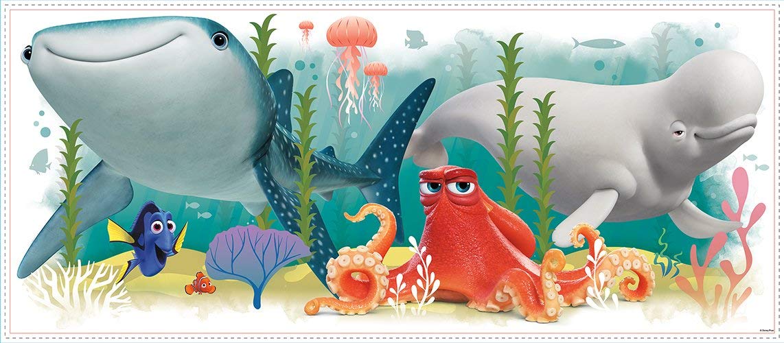 RoomMates "Dory and Friends Finding Dory Wall Stickers, Vinyl, Multi-Colour