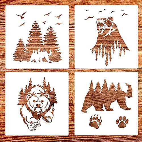 10 Stück Mylar Schablonenblätter Airbrush Schablonen DIN A3 Folie Mylarfolie zur Verwendung mit Silhouette-Maschinen (30.5 x 30.5 cm) 6 Mil – Bild 6
