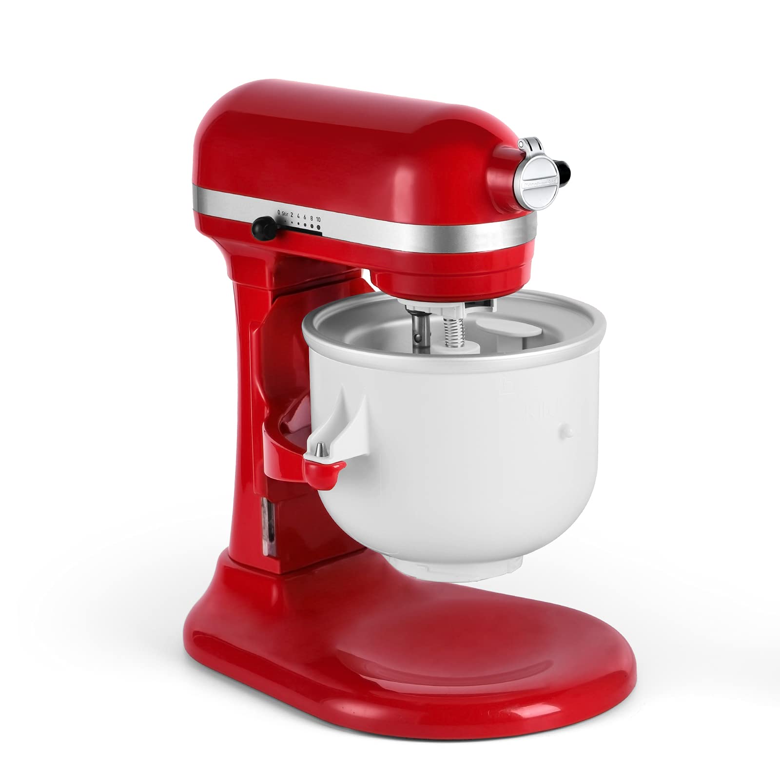 Ice Cream Maker Attachment for Kitchenaid Stand Mixer,2-Quart Frozen Yogurt - Ice Cream & Sorbet Gelato Maker,Fits 4.5 qt and Larger Mixers(Not Fit Artisan Mini 3.5Qt Mixer)