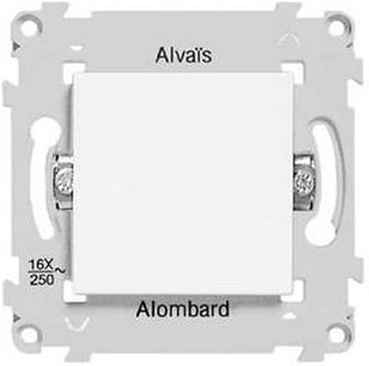 Double Interrupteur Va Et Vient Alombard Alvais Plaque Design Alb81000 Ebay