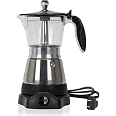 Caffettiere Elettrico, Caraffe per Caffè 300 ML Elettrica Moka Pot Staccabile Caffettiera Espresso con Base Elettrica con Impugnatura Antiscottatura per Casa Cucina Ufficio Negozio di Caffè (Verde