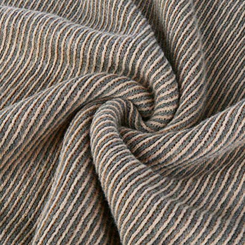 VBG VBIGER Women Knitted Poncho Warm Shawl Wrap Cape Fringed Scarf Pullover Sweater - Thumbnail 5