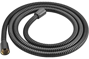BRIGHT SHOWERS Shower Hose For Hand Held Shower Heads, 79 Inches Cord Extra Long Stainless Steel Hand Shower Hose, Ultra-Flex
