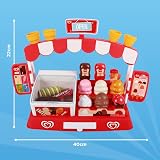 Casdon Walls Ice Cream Parlour Playset - 35+ Pieces, Freezer & Money view 5