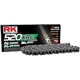 RK Racing Chain 520XRE-112 Steel 112 Link XW-Ring Chain with Connecting Link
