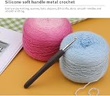 SUVSOON 6.0mm Ergonomic Soft Handle Crochet Hook Light Comfortable view 4