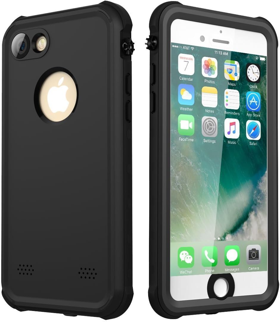 iPhone 7/8 Waterproof Case,iPhone SE 2020 Waterproof Case Shockproof Dropproof Dirtproof Rain Snow Proof Full Body Protective Cover Underwater Case Built-in Screen Protector for iPhone 7/8/SE 2020