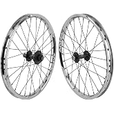 Wheel Master 20in Alloy BMX 20in Set Sun Envy Rim | 20in Alloy BMX Wheel Set with Sun Envy Rims &amp; Sealed MX-3200 Hub