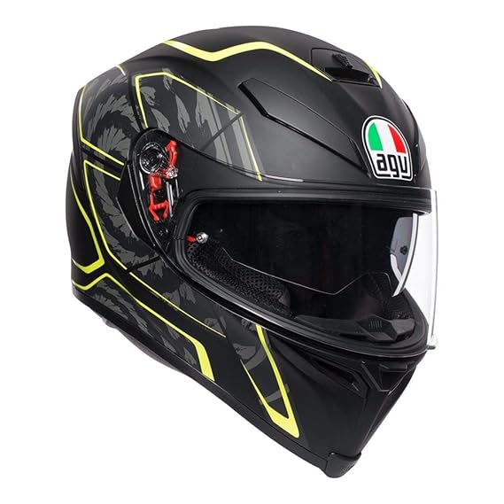 AGV K5-S Tornado Black Yellow Integralhelm Gr. XS