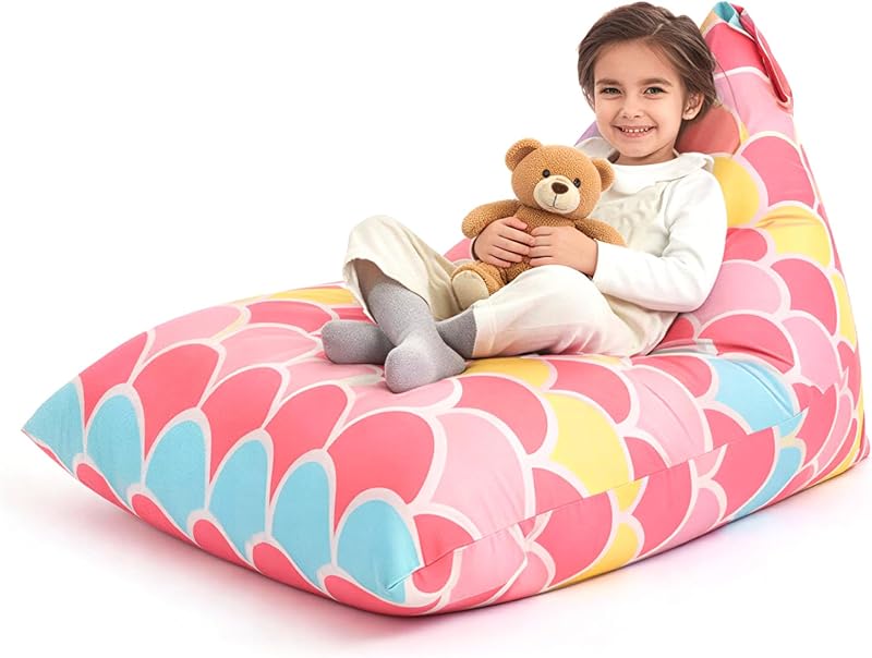 Nobildonna Mermaid Large Toy Storage Bean Bag Cover Only Canvas 250L