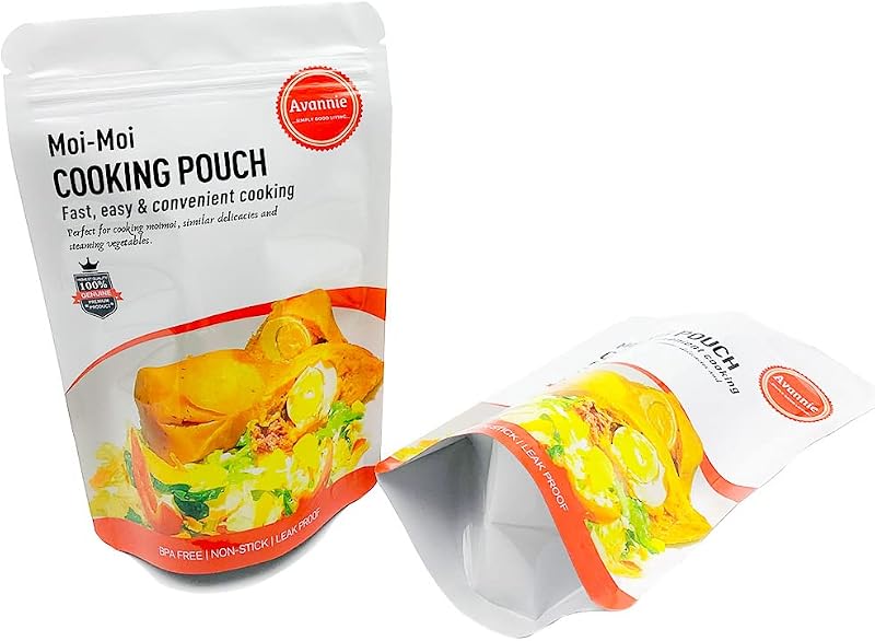 Avannie Moi Moi Cooking Pouch Pack of 50 Premium Reusable BPA-Free