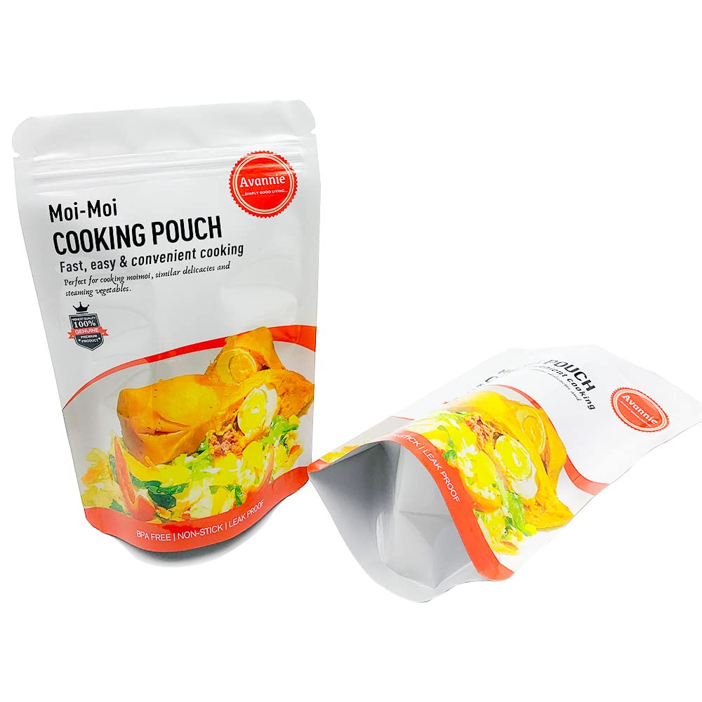Avannie Moi Moi Cooking Pouch - Pack of 20 - Premium Quality, Reusable, Non-toxic, BPA-Free, Non-stick, Freezer-safe, Perfect for Moin Moin, Okpa, Ekuru & More