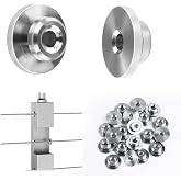 Muzata 40Pack Cable Railing Level Protector Sleeve for Metal Post CR72 | ONLY for Stainless Steel Post on Level Runs, Deck Cable Railing Hardware for OD 1/8" Wire Rope, T316 Stainless Steel