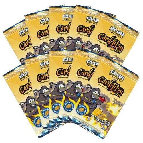 Topps Club Penguin CardJitsu Fire Series 3 Lot of 10 Booster Packs