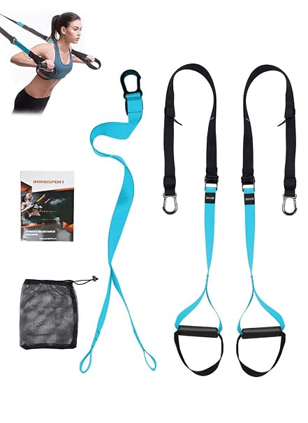 Annvchi Schlingentrainer Sling Trainer Schlingentraining Set Mit