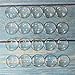 ZHU YU CHUN 20 Pcs Round Transparent Glass Cabochons, Clear Glass Dome Cabochon For Photo Pendant Craft Jewelry Making (40mm/1.5 inch)