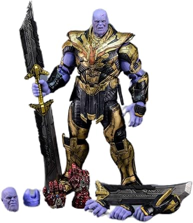 Amazon Gogotoy 1 12スケール アクション フィギュア Shf エンドゲーム サノス Thanos 改造用 ヘッド 武器パーツセット ダメージ版 フィギュア ドール 通販