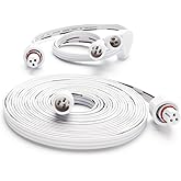 Y-Splitter for Gov-e Permanent Outdoor Lights Pro,1FT Y-Shaped Extension Cable 3Pin(1 Female to 2 Male) and 13 Ft IP68 Extension Cable for Gove Pro H705C/H706A/C,LemonLovely 2822