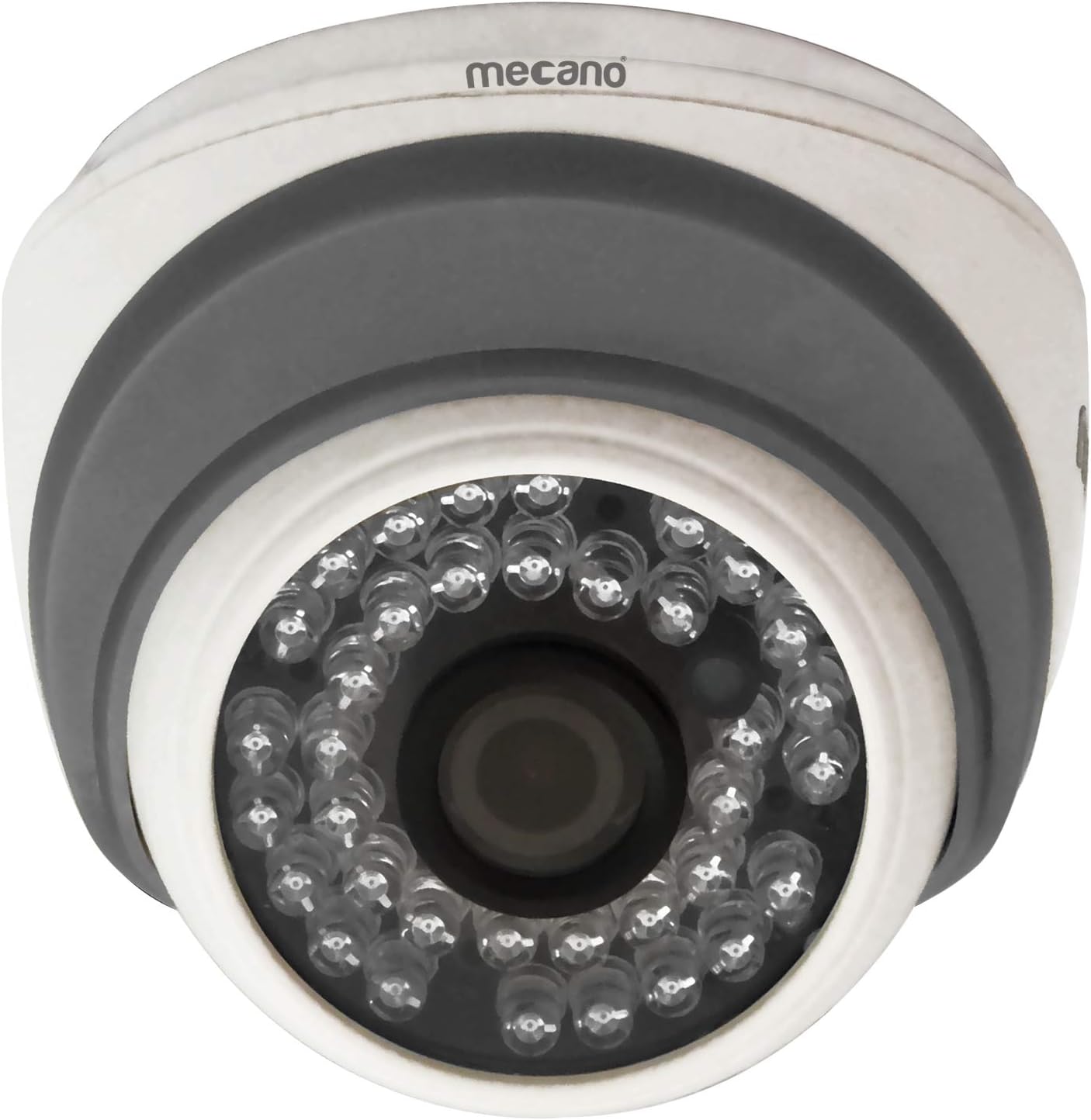 MECANO 362D CCTV Security Camera, Indoor Night Vision, AHD Smart IR Dome Camera, 2MP, 3.6mm, 20mtr (White)