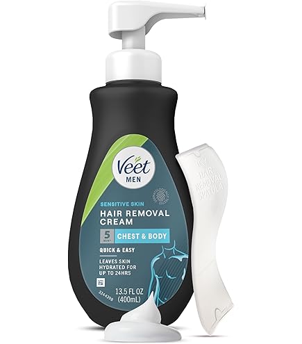 Amazon.com : Hair Removal Cream for Men: Sensitive Depilatory
