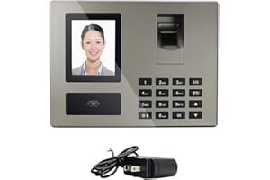 BISOFICE Intelligent Face Biometric Fingerprint Password Employee Attendance Machine 2.8 inch TFT Screen Infrared Dual-Camera Fast to Identify Support Data Output 8 System Languages