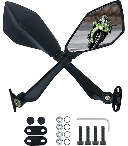 miry  Amazon.com: TYJPBUSA Rear View Mirrors for Ninja ZX4R for ZX4RR